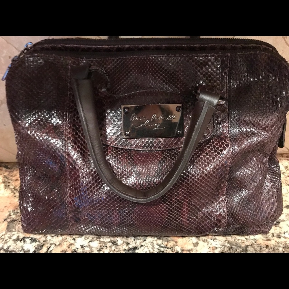 Roberto Bottticelli Python Large Bag Satchel - image 8